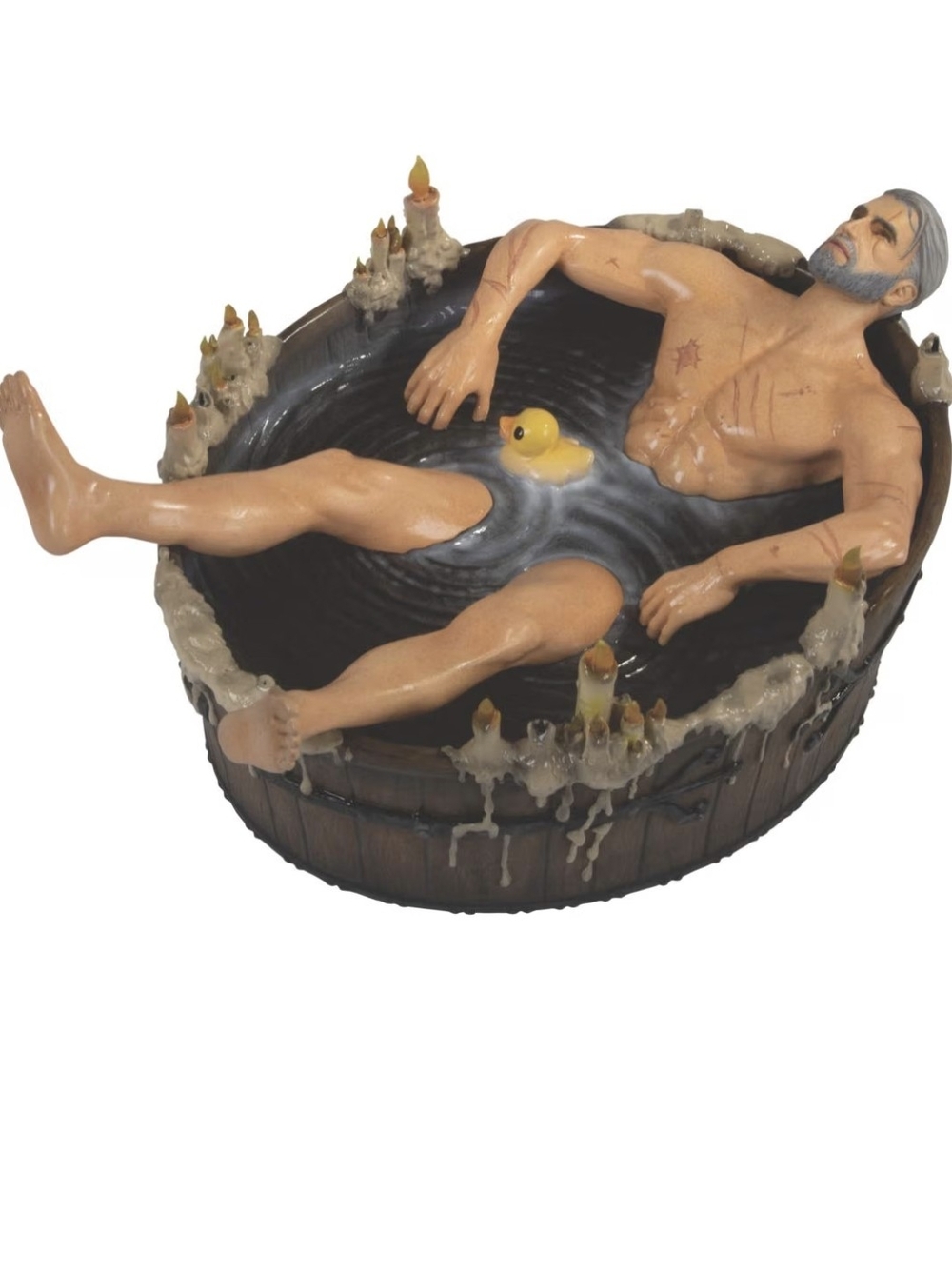Dark Horse Deluxe The Witcher III: The Wild Hunt: Geralt in Bath Polyresin Statu